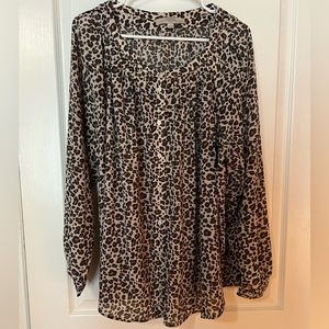 Loft leopard print tunic